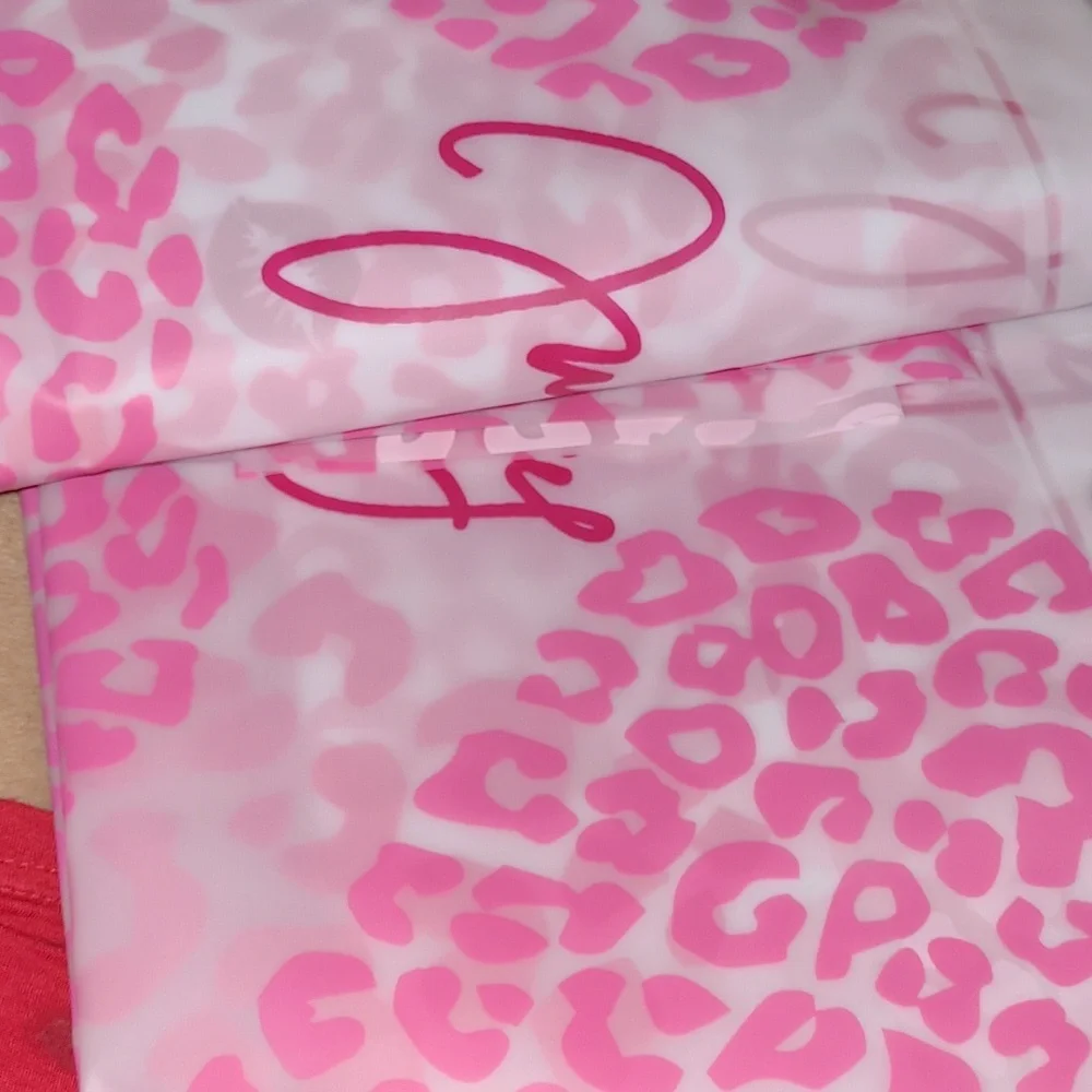 Juicy Couture Pink Leopard Print Shower Liner